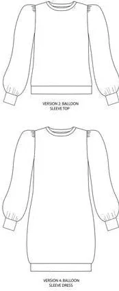 VIRTUAL WORKSHOP: Sew a Billie Sweatshirt or Sweater Dress